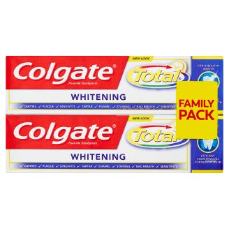 Colgate Total Whitening Pasta do zębów 2 x 75 ml