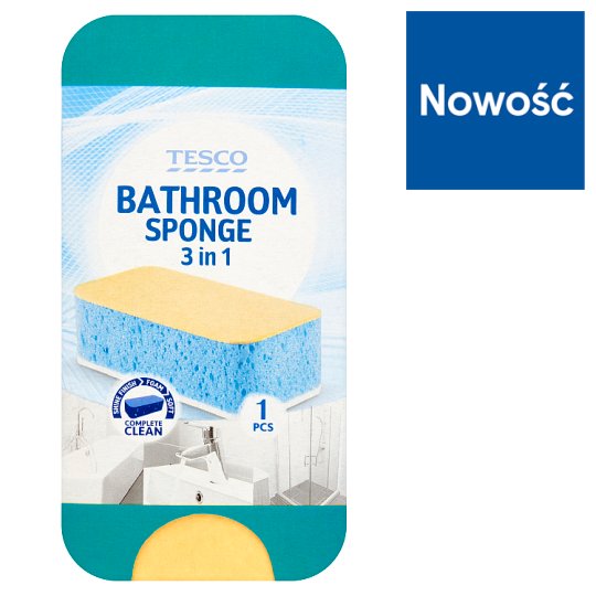 Tesco Gąbka do łazienki 3 w 1