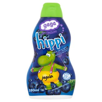 Gaga Premium Hippi Szampon i płyn do kąpieli dla dzieci powyżej 1 roku życia jagoda 380 ml