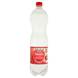 Tesco Polanicka Napój gazowany smak truskawki 1,5 l