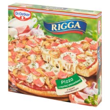 Dr. Oetker Rigga Ham and Mushrooms with Garlic Sauce Pizza 270 g