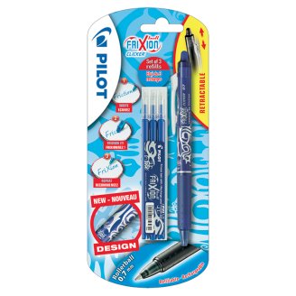 Pilot FriXion Ball Clicker Pióro kulkowe + 3 wkłady