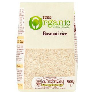 Tesco Organic Organiczny ryż basmati 500 g