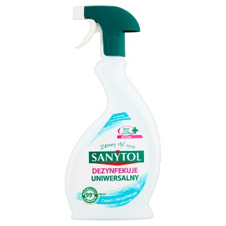 Sanytol Płyn czyszczący i dezynfekujący uniwersalny antyalergiczny w sprayu 500 ml