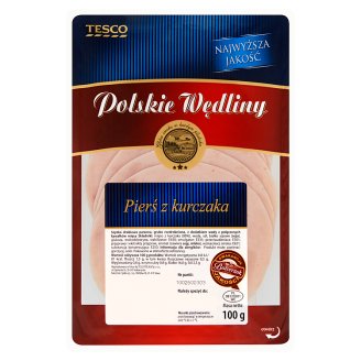 Tesco Polskie Wędliny Pierś z kurczaka 100 g