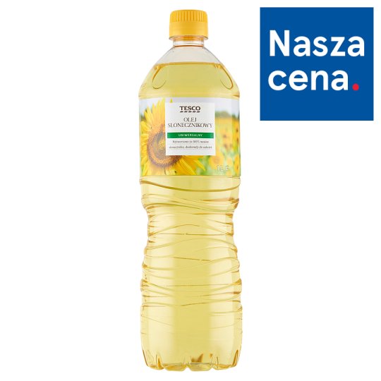Tesco Olej słonecznikowy 1 l