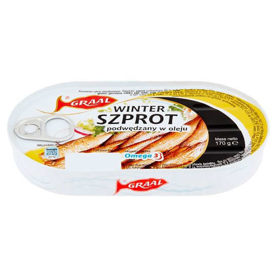 GRAAL Winter Szprot podwędzany w oleju 170 g