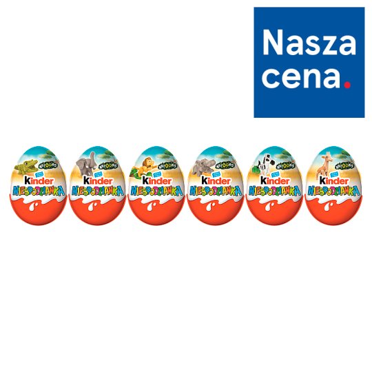 Kinder Różowa Niespodzianka Słodkie jajko z niespodzianką pokryte czekoladą mleczną 20 g