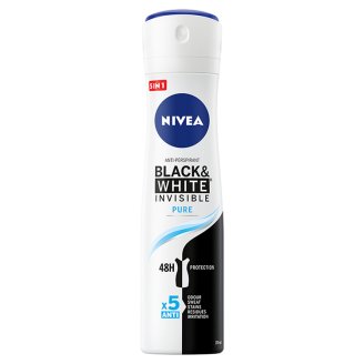 NIVEA Black&White Invisible Pure Antyperspirant w aerozolu 150 ml