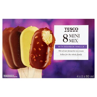 Tesco Mini Ice Creams 400 ml (4 x 2 x 50 ml)