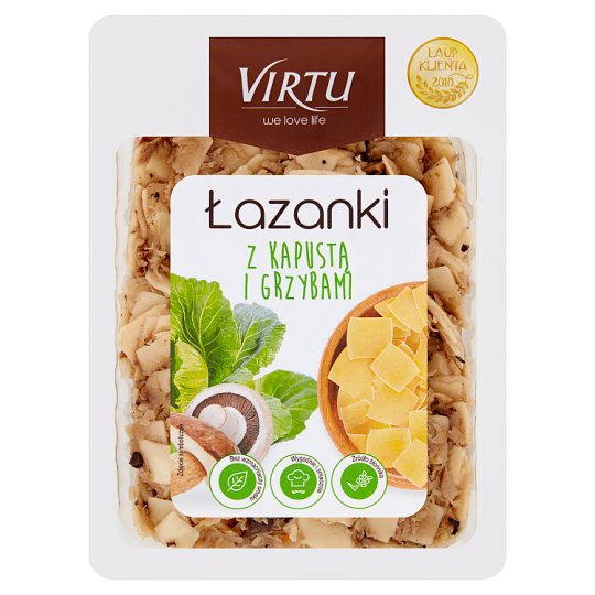 Virtu Łazanki z kapustą i grzybami 1 kg