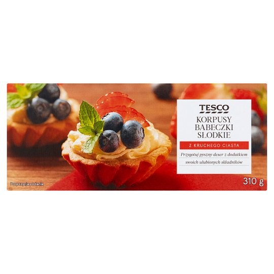 Tesco Korpusy babeczki słodkie 310 g