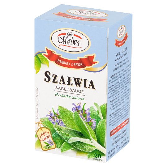 Malwa Szałwia Herbatka ziołowa 20 g (20 torebek)