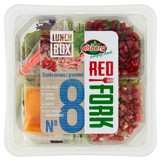 Eisberg Red Fork Lunch Box No 8 Sałatka szynka surowa z granatem 110 g