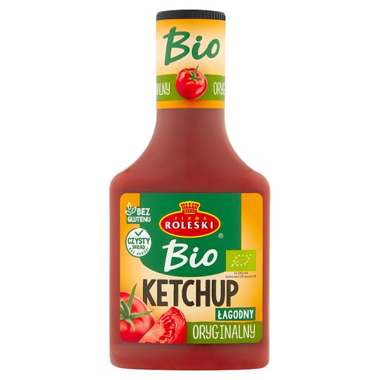 Firma Roleski Bio Ketchup oryginalny łagodny 340 g
