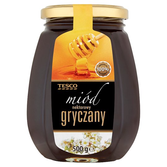 Tesco Miód nektarowy gryczany 500 g