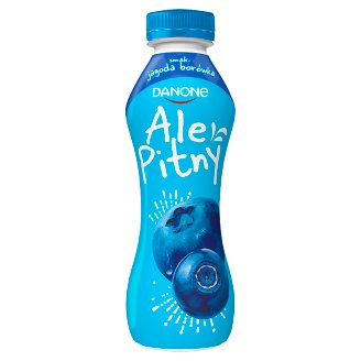 Danone ale Pitny Jagoda borówka Napój jogurtowy 290 g