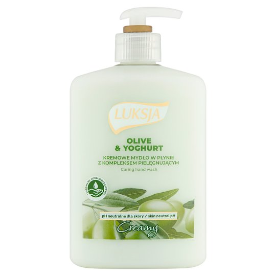 Luksja Creamy Olive & Yoghurt Kremowe mydło w płynie 500 ml