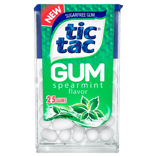 Tic Tac Guma do żucia o smaku zielonej mięty 12,1 g (25 sztuk)