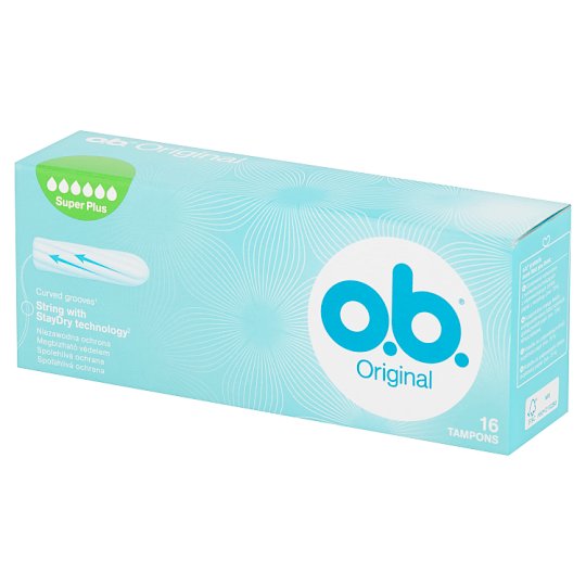 O.B. Original Super Plus Tampony 16 sztuk