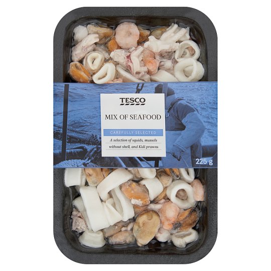 Tesco Mix of Seafood 225 g