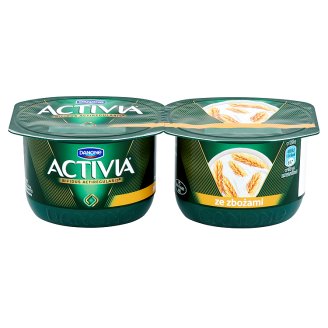 Danone Activia ze zbożami Jogurt 240 g (2 sztuki)