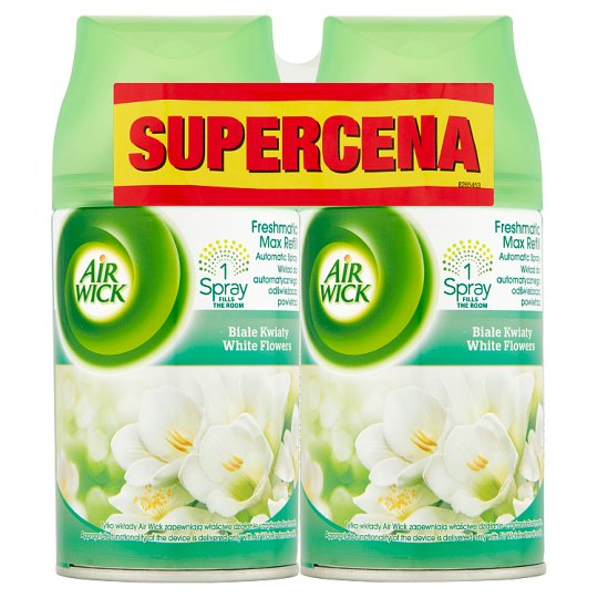 Air Wick Wkład do odświeżacza powietrza białe kwiaty 2 x 250 ml