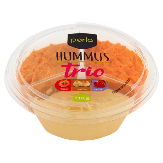 Perla Hummus trio pomidor klasyczny papryka 210 g