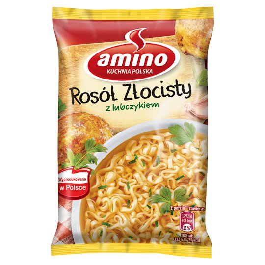 Amino Zupa błyskawiczna rosół złocisty z lubczykiem 57 g
