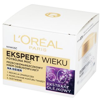 L'Oreal Paris Ekspert Wieku 60+ Przeciwzmarszczkowy krem odbudowujący na dzień 50 ml