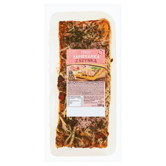 Tesco Zapiekanka z szynką 220 g