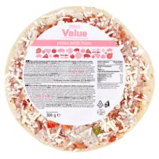Tesco Value Pizza with Ham 300 g