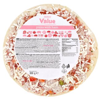 Tesco Value Pizza z szynką 300 g
