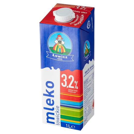 Łowicz Mleko łowickie UHT 3,2% 1 l