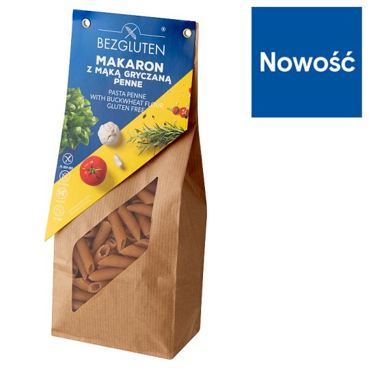Bezgluten Makaron z mąką gryczaną penne 350 g