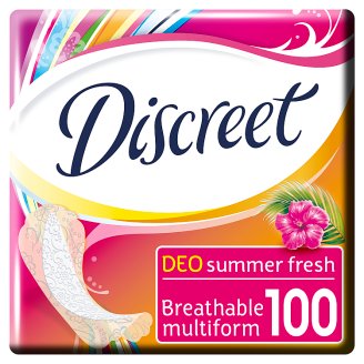 Discreet Multiform Summer Fresh Oddychające wkładki higieniczne x 100