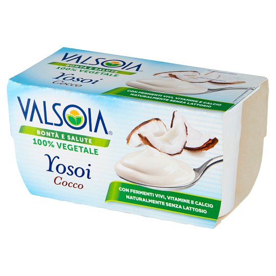 Valsoia Yosoi Bezmleczny roślinny produkt sojowy kokos 250 g (2 x 125 g)