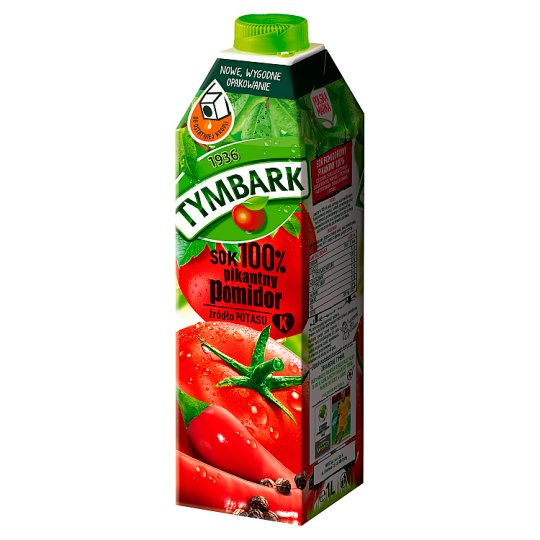 Tymbark Sok 100% pikantny pomidor 1 l