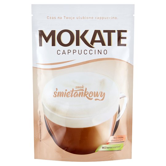 Mokate Caffetteria Cappuccino o smaku śmietankowym 110 g