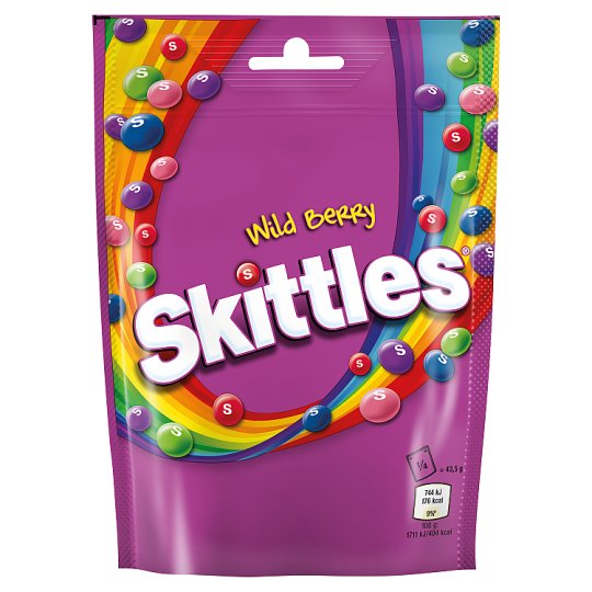 Skittles Wild Berry Cukierki do żucia 174 g (142 cukierki)