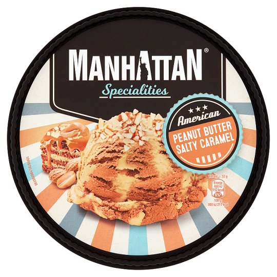 Manhattan Specialities Peanut Butter Salty Caramel Ice Cream 1000 ml