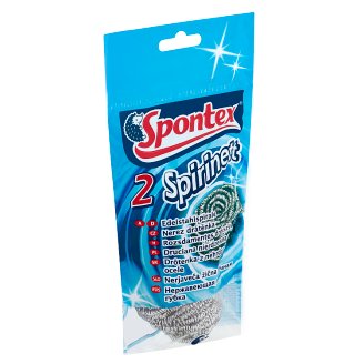 Spontex Spirinett Druciana nierdzewna myjka 2 sztuki