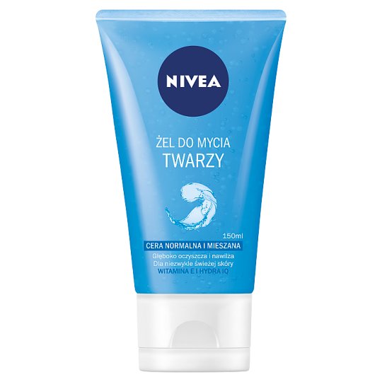 NIVEA Żel do mycia twarzy cera normalna i mieszana 150 ml