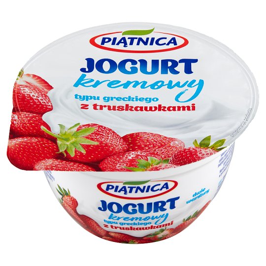 Piątnica Jogurt typu greckiego z truskawkami 150 g