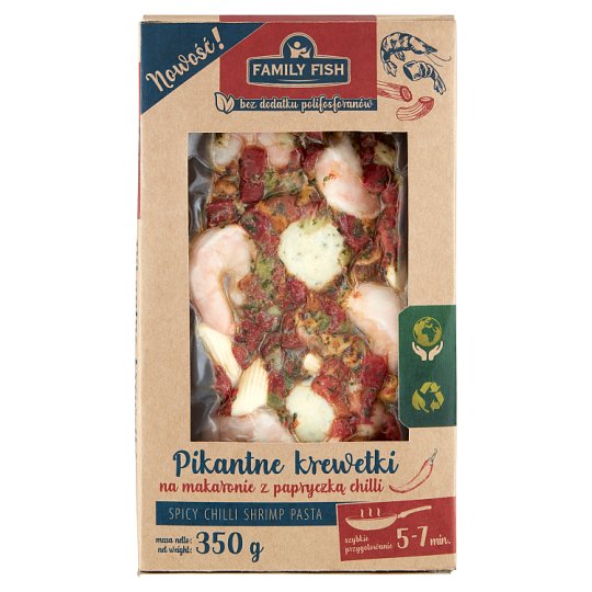 Family Fish Spicy Shrimp Pasta with Chilli 350 g
