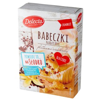Delecta Babeczki nadziane płatkami czekolady 280 g