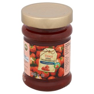 Tesco Dżem truskawkowy niskosłodzony 290 g