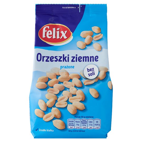 Felix Orzeszki ziemne prażone bez soli 380 g