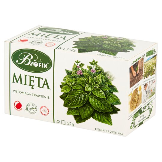 Bifix Mięta Herbatka ziołowa 40 g (20 torebek)