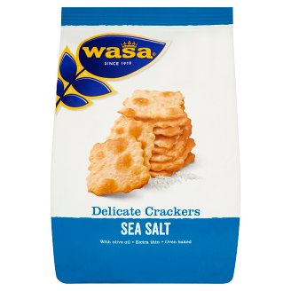 Wasa Ekstracienkie krakersy z solą morską 180 g